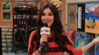 Victoria Justice Takes Us on a Tour of Victorious [upl. by Nimajneb]