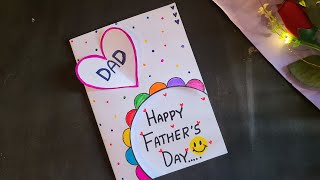 Easy amp beautiful Fathers day greeting card  Fathers day gift Happy fathers day cardGift ideas [upl. by Aubreir201]