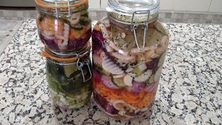 كيفية تخليل الخضر comment fermenter les légumes [upl. by Kathrine]