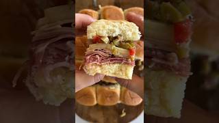 Mezzetta’s Muffuletta Sliders mezzetta recipe sliders muffuletta olive olives easyrecipe [upl. by Elletsyrc449]