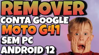 REMOVER CONTA GOOGLE MOTO G41 SEM PC  ANDROID 12 método gostoso para ele [upl. by Ailyn658]