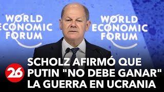 Scholz afirmó que Putin quotno debe ganarquot la guerra en Ucrania [upl. by Nelak]