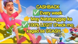 EVERY WEEK MAY CASHBACK KANG MAKUKUHACheck your GCASH sa PLAYTIME [upl. by Ardnaet]