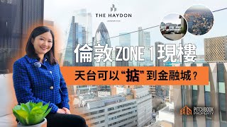 The Haydon 倫敦Zone1  金融城  無敵靚景  超近地鐵  示範單位  現樓  Walk and Talk with Olivia [upl. by Yuzik]