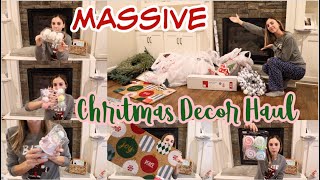 THE BIGGEST CHRISTMAS DECOR HAUL EVER  I SPENT SO MUCH [upl. by Atalya]