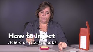 How To Inject Actemra tocilizumab [upl. by Woodruff932]