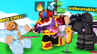 I Used 2 ENCHANTS On Void RAGEBLADE To SCARE Them ROBLOX BEDWARS [upl. by Lav]