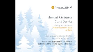 Parndon Wood Crematorium Annual Christmas Carol Service 2020 [upl. by Tiedeman988]