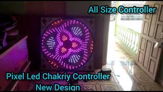 Pixel Led 10x30 amp 8x24 Chakri Bord Controller Design video [upl. by Ahsienar609]