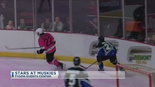 Stars at Muskies  Pink in the Rink 1021 [upl. by Nessa]