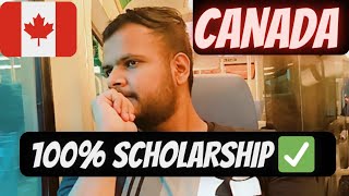 100 SCHOLARSHIP IN CANADA 🇨🇦 🙌 [upl. by Areta]