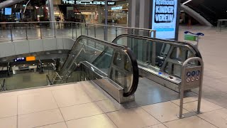 Frankfurt Airport Fernbahnhof  8x KONE Escalator ride to platforms at Eastern End and look round [upl. by Anwahsed]