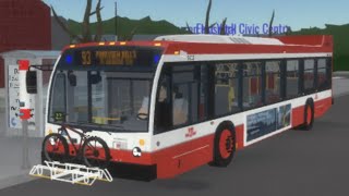 TTC  2017 Novabus LFS 8908 Route 93 Parkview Hills to Woodbine Station [upl. by Baron]