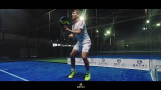 Tecnica del Padel azione IL VETRO LATERALE [upl. by Karlen]