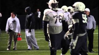 Penn State tackle Donovan Smith in action at Wednesday practice video [upl. by Urina]