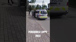 POLIISIT PYSÄYTTÄÄ  PERUSKOULU LOPPU 2023 finland hvk ssvracing police [upl. by Anma]