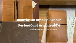 Thoughts on my Planner Perfect Out amp Organised TN [upl. by Maccarone936]