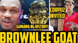 GINEBRA BROWNLEE GUMAWA NG HISTORY  JACKSON CORPUZ GINEBRA KINO CONSIDER [upl. by Peursem]