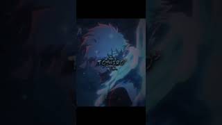 Toshiro vs Todoroki  bleach myheroacademia anime shorts [upl. by Waylan985]