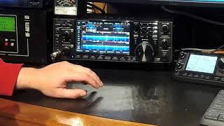 Dual receive functionality on the Icom IC7610 [upl. by Melc]