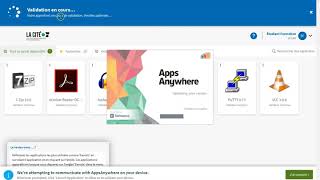 Utilisation de AppsAnywhere [upl. by Wilterdink674]