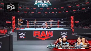 Ciampa amp Gargano Vs Creed Brothers Oportunidad Títulos en Parejas Parte 2  Raw 18032024 Español [upl. by Ajup793]