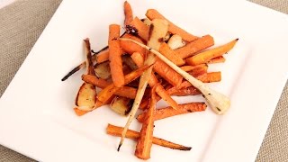 Honey amp Thyme Roasted Carrots amp Parsnips Recipe  Laura in the Kitchen Episode 852 [upl. by Dewhurst]