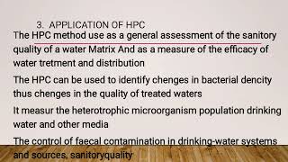 HETEROTROPHIC PLATE COUNTHPC METHOD for water qualityamp quantitative treatment [upl. by Glassco]