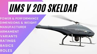 UMS V 200 SKELDAR  Every Specifications You Need to Know [upl. by Orazio]