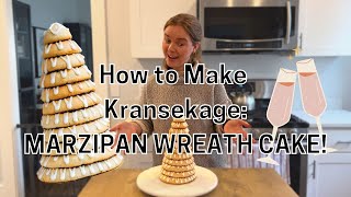 How to Make a Danish Kransekage Marzipan Wreath Cake [upl. by Iknarf]