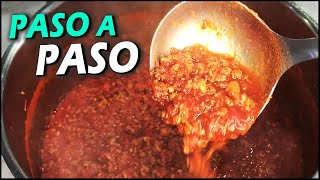 Cómo hacer SALSA BOLOÑESA FÁCIL [upl. by Clarhe]