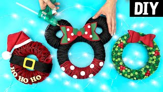 DIY GUIRLANDA DE NATAL 🎄 3 ideias lindas e fáceis com feltro e papelão [upl. by Angil]