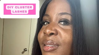 Do my lashes with me diylashes cluster [upl. by Levi]