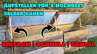 Aufsteller fürs Hochbeet einfach leicht und schnell selber bauen  TMBastler [upl. by Nyrem]