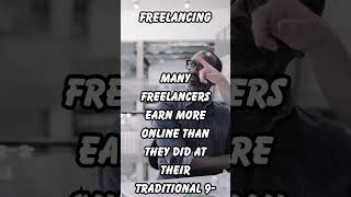 Freelancers Earn More Than 9to5s subscribe quotes shorts shortvideo ytshorts [upl. by Milzie]