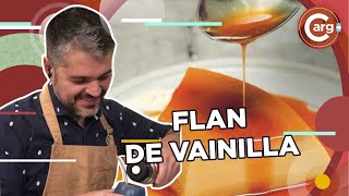 Cómo hacer FLAN DE VAINILLA Y LECHE CONDENSADA [upl. by Geoffrey482]