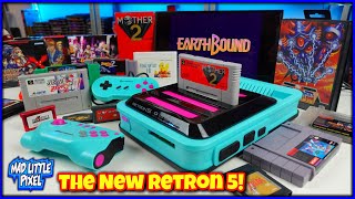 The New Hyperkin Retron 5 Hyper Beach Edition All In One Retro Console Game Boy NES SNES Genesis [upl. by Norit]