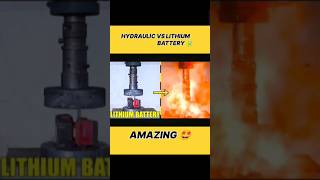 HYDRAULIC VS LITHIUM BATTERY🔋LIKE AND SUBSCRIBEytshortslike subscribeexplosion Techindians [upl. by Hart]