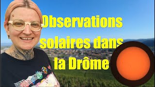 De belles taches solaires à observer en 2024  Vlog astro [upl. by Enihpets]