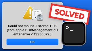 External Drive Wont Mount in macOS [upl. by Eirellav]