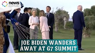 President Biden ‘wanders off’ at global summit [upl. by Dari]