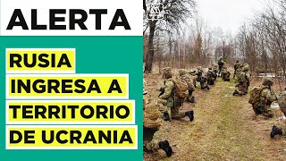 Tanques ruso cruzan frontera hacia Ucrania Rusia reconoce regiones separatistas [upl. by Dylane]