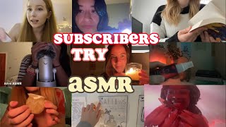 SUBSCRIBERS TRY ASMR 🫶🏻💘 2k special [upl. by Charpentier]