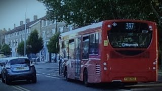 New KM Format  Stagecoach London  Alexander Dennis Enviro200 Euro6  37729 1229 YX66WGC  397 [upl. by Pass]