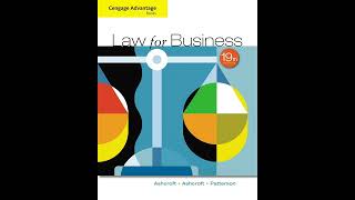 Cengage Advantage Books Law for Business [upl. by Oiled905]