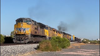 Railfanning the Up Phoenix and Lordsburg Subdivision’s part 12 [upl. by Anaujat]