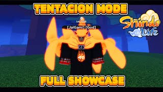 TENTACION MODE The BEST Bloodline Mode  Tentacion Full Showcase  Shindo Life Roblox [upl. by Arramas]