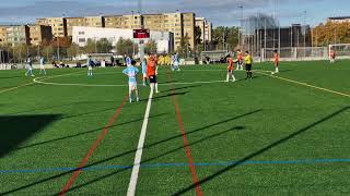 MFF P15 vs Kristianstad FC P16 52 1 halvlek [upl. by Claybourne]