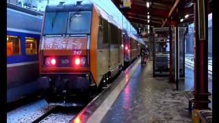 Trains sous la neige en gare de Nancy Partie3 [upl. by Fitz5]