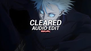 cleared remix  lilithzplugz edit audio tiktok version [upl. by Vokaay]